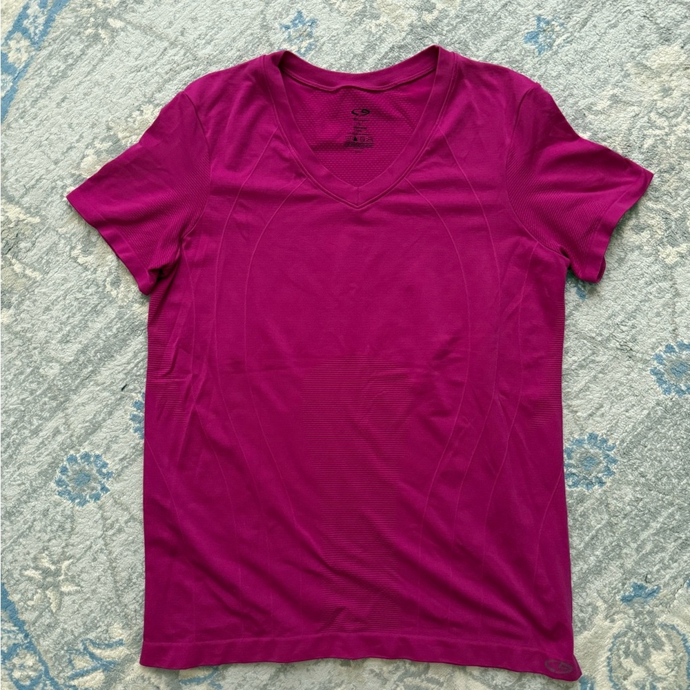 Champion Women's Fuchsia Short Sleeve Tee